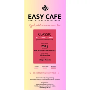 Easy Café prémium szemes kávé Classic Easy Café prémium szemes kávé Classic