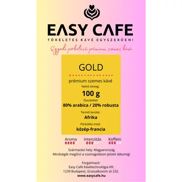 Easy Café prémium szemes kávé Gold Easy Café prémium szemes kávé Gold