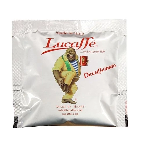 Decaffeinato - 100% arabica koffeinmentes kávé - Lucaffé E.S.E. pod kávépárna